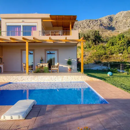 Despina 1 Plakias Private Villa, Private Swimming Pool Garden,amazing View Lefkogeia